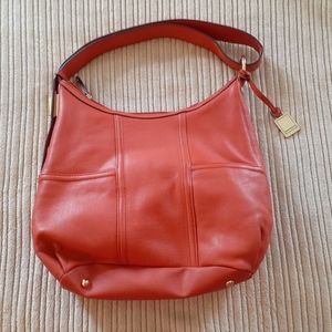 Tignanello Leather Bag - Orange